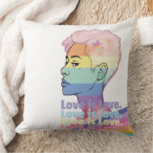 愛は愛 クッション (ブランケット)