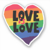 愛は愛 シール (正面)