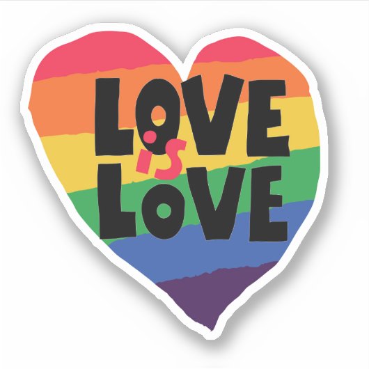 愛は愛 シール (正面)