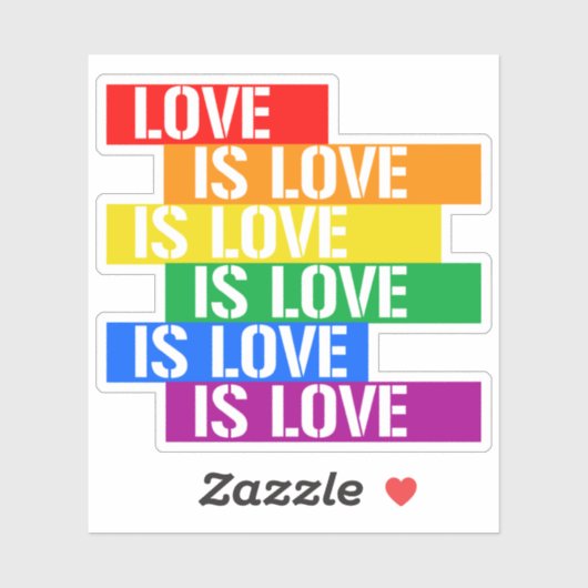 愛は愛 シール (シート)