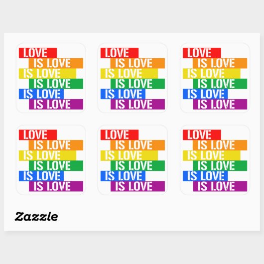 愛は愛 スクエアシール (シート)