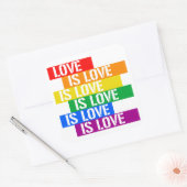 愛は愛 スクエアシール (封筒)