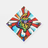 愛は愛 スタンダードランチョンナプキン (角)