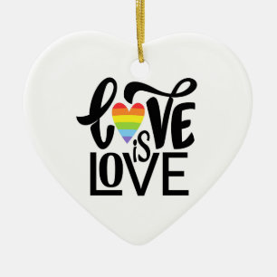 愛は愛 セラミックオーナメント
