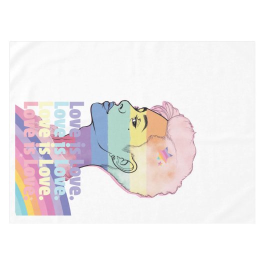 愛は愛 テーブルクロス (正面(横))