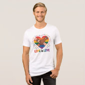 愛は愛 トライブレンドＴシャツ (正面全面)