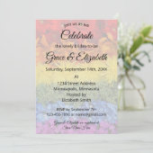 愛は愛 プライド フラワーブライダルシャワー 招待状 (スタンド正面)