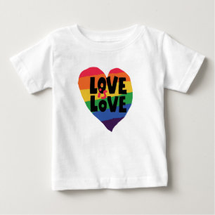 愛は愛 ベビーTシャツ