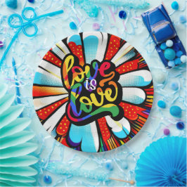 愛は愛 ペーパープレート