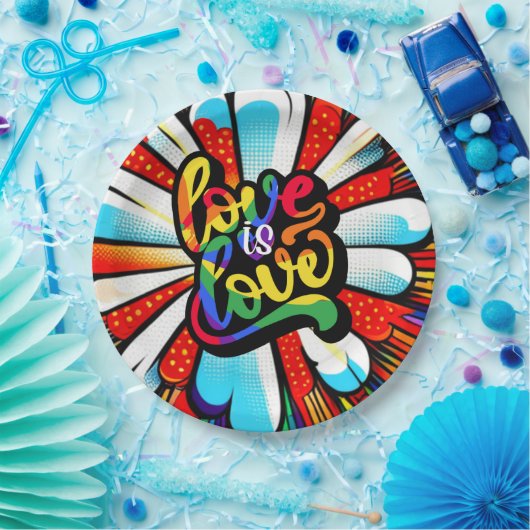 愛は愛 ペーパープレート (パーティー)