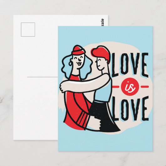 愛は愛 ポストカード (正面/裏面)