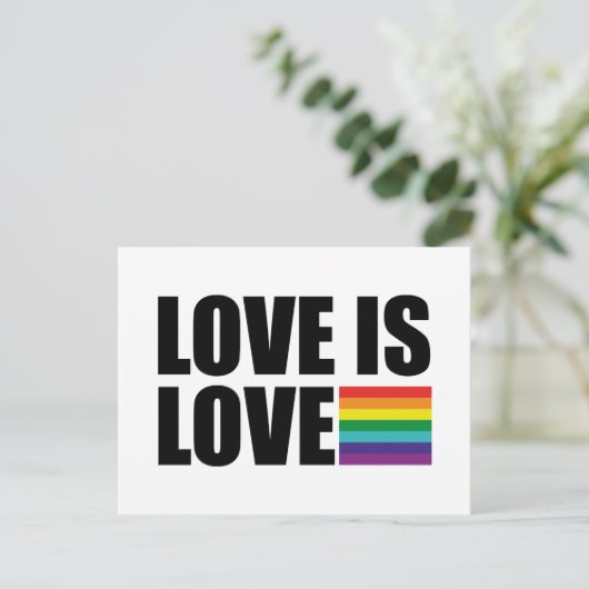 愛は愛 ポストカード (スタンド正面)