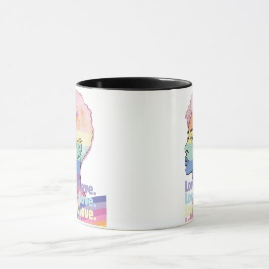 愛は愛 マグカップ (中央)