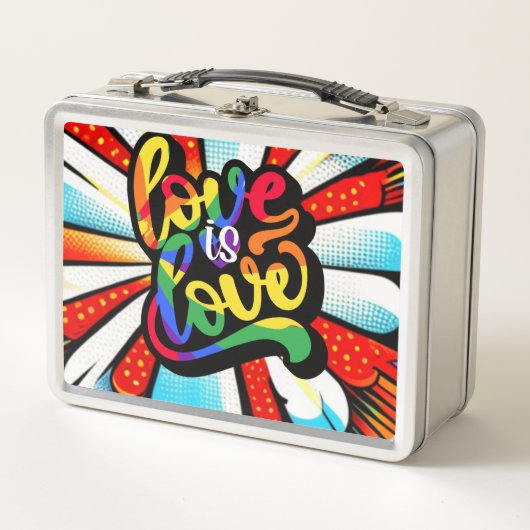 愛は愛 メタルランチボックス (正面)