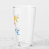 愛は愛 |モダンストライプ タンブラーグラス (左)