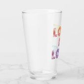 愛は愛 |モダンストライプ タンブラーグラス (右)