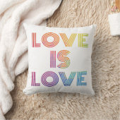 愛は愛|モダン個のストライプ クッション (ブランケット)