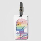 愛は愛 ラゲッジタグ (正面縦)