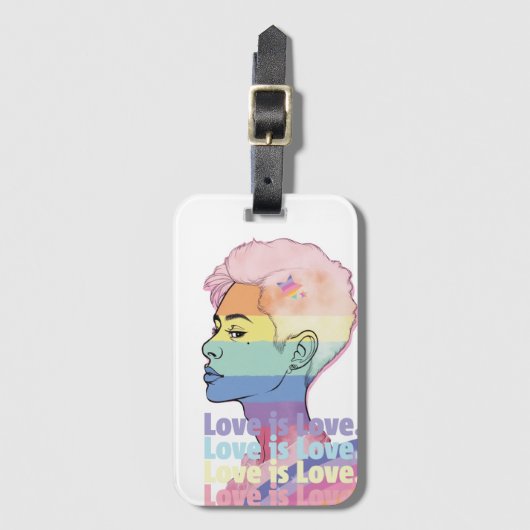 愛は愛 ラゲッジタグ (正面縦)