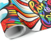 愛は愛 ラッピングペーパー (ロールコーナー)