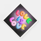 愛は愛：レインボープライド紙ナプキンス (コーナー)