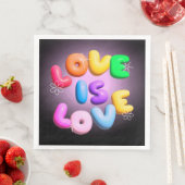 愛は愛：レインボープライド紙ナプキンス (インサイチュ)