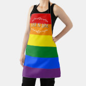 愛は愛 レインボーLGBTQプライド エプロン (インサイチュ)