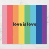 愛は愛 – ワイきらめくンラベル スパークリングワインラベル (シングルラベル)