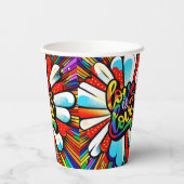 愛は愛 紙コップ (裏面)