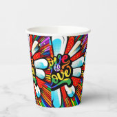 愛は愛 紙コップ (左)