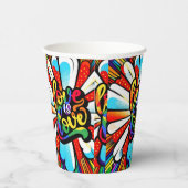 愛は愛 紙コップ (右)