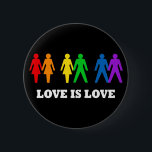 愛は愛 缶バッジ<br><div class="desc">Love is Love -ゲイプライドTシャツとギフト。</div>