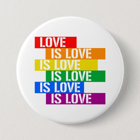 愛は愛 缶バッジ (正面)