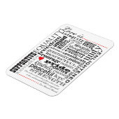 愛は愛、言葉は問題 マグネット (左側)