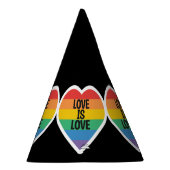 愛は愛 LGBTQ+ パーティー パーティーハット (右)
