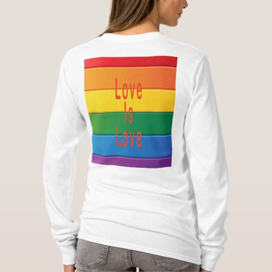 愛は愛 Tシャツ (裏面)