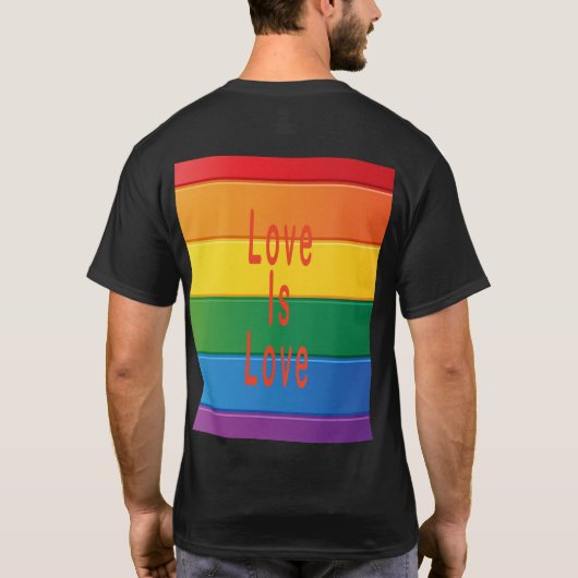 愛は愛 Tシャツ (裏面)