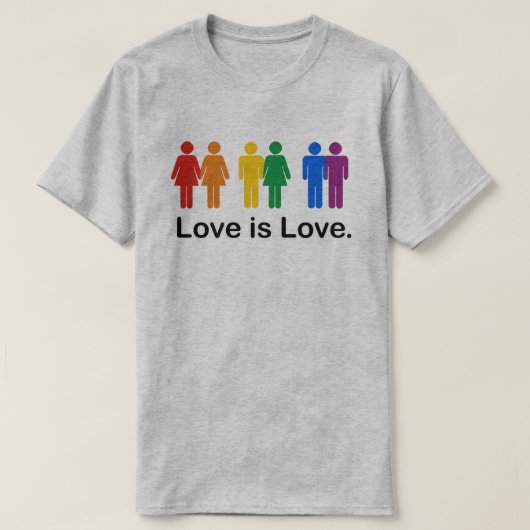 愛は愛 Tシャツ (デザイン正面)