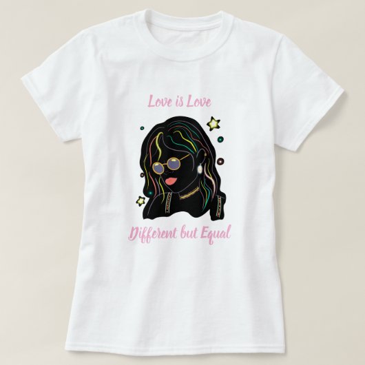 愛は愛 Tシャツ (デザイン正面)