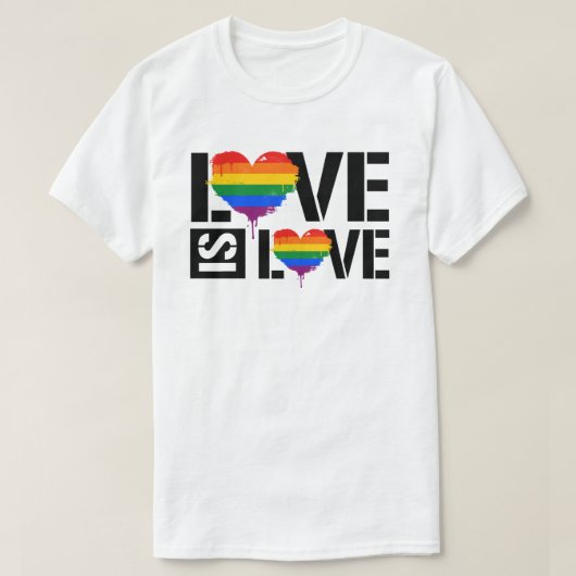 愛は愛 Tシャツ (デザイン正面)