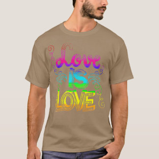 愛は愛LGB LGBQゲイCSD 2 Tシャツ