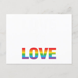 愛は愛LGBT旗 案内ポストカード