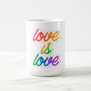 愛は愛LGBT コーヒーマグカップ
