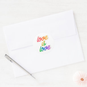 愛は愛LGBT ラウンドシール