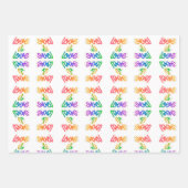 愛は愛LGBT ラッピングペーパーシート (正面3)