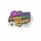 愛は愛v2 シール (正面)