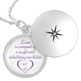 愛は成り立っている…ソウルメパーソナライズされたトネックレス シルバープレートネックレス