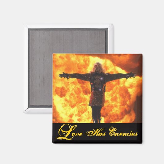 愛は敵を持つ – 磁石 (正面/裏面)