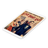 「愛は最後ではなかった」ヴィンテージ冷蔵庫用マグネット マグネット (左側)