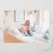 愛は木生まれ箔クリスマスカード 箔シーズンカード (正面)